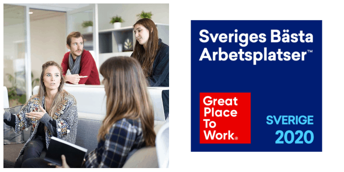Här är Sveriges bästa arbetsplatser 2020