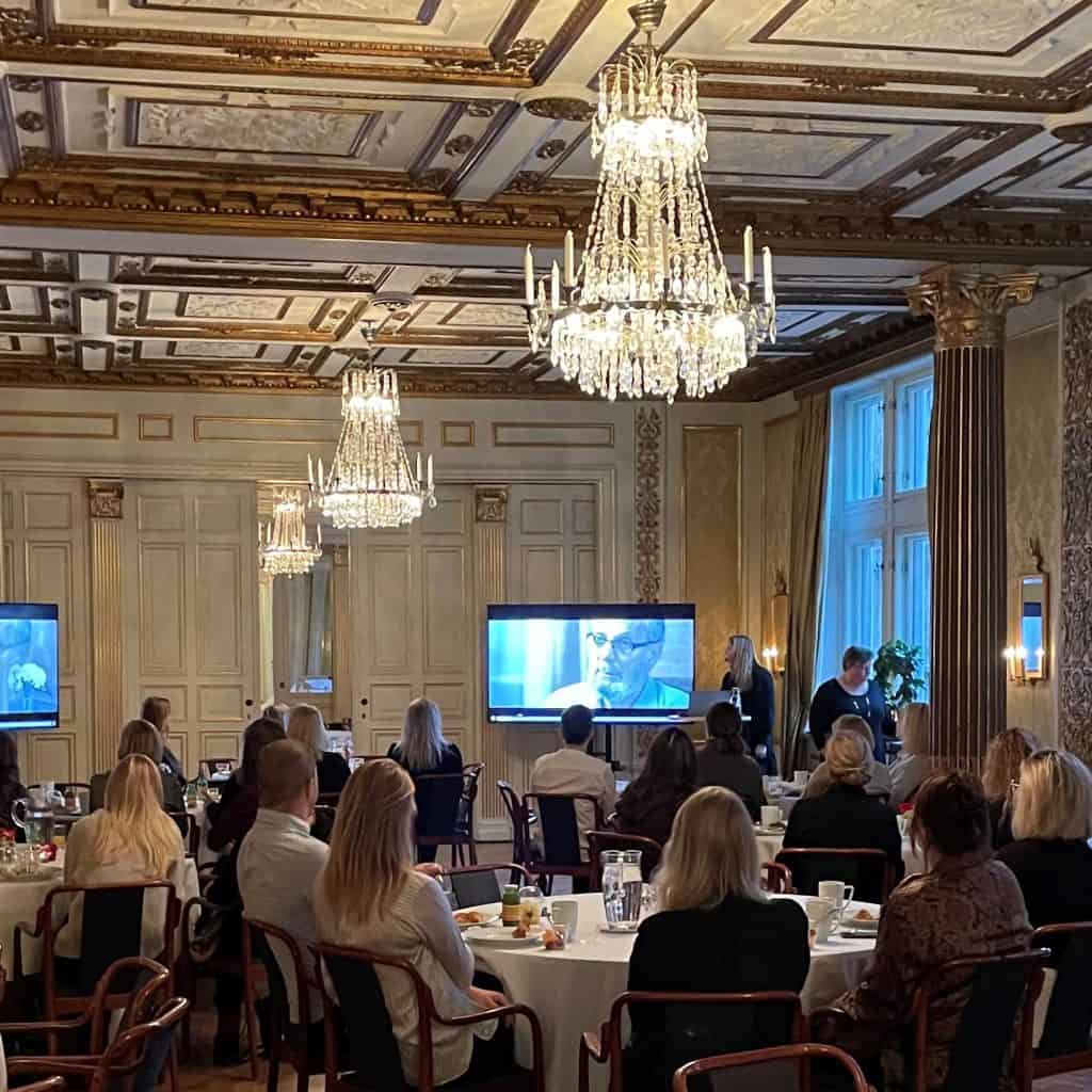 Välbesökt på Frukostforum#2 trotts snöoväder