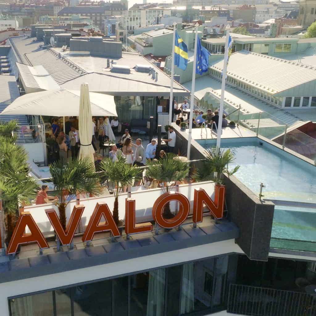 Avalon Hotel i Göteborg har nyrenoverad takterrass