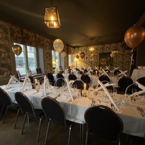 Intim och charmig festlokal Vardagsrummet på Gamla Stadshotellet i Uppsala, perfekt för mindre tillställninga