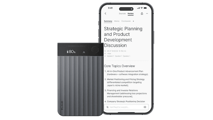 PLAUD lanserar Note Pro – kreditkortstunn AI-inspelare i uppdaterad version