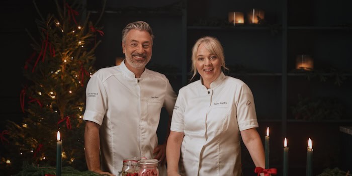 Julens smaker i ny tappning – när Tareq Taylor och Carina Brydling formar Elite Hotels julbord 2025