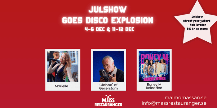 Malmömässans Julshow goes Disco Explosion 1 Automatiskt utkast