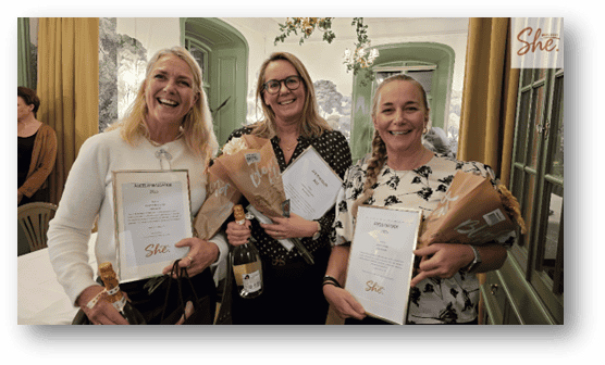 Engagemang och gemenskap hyllades vid SHE MEETS AWARD 2025