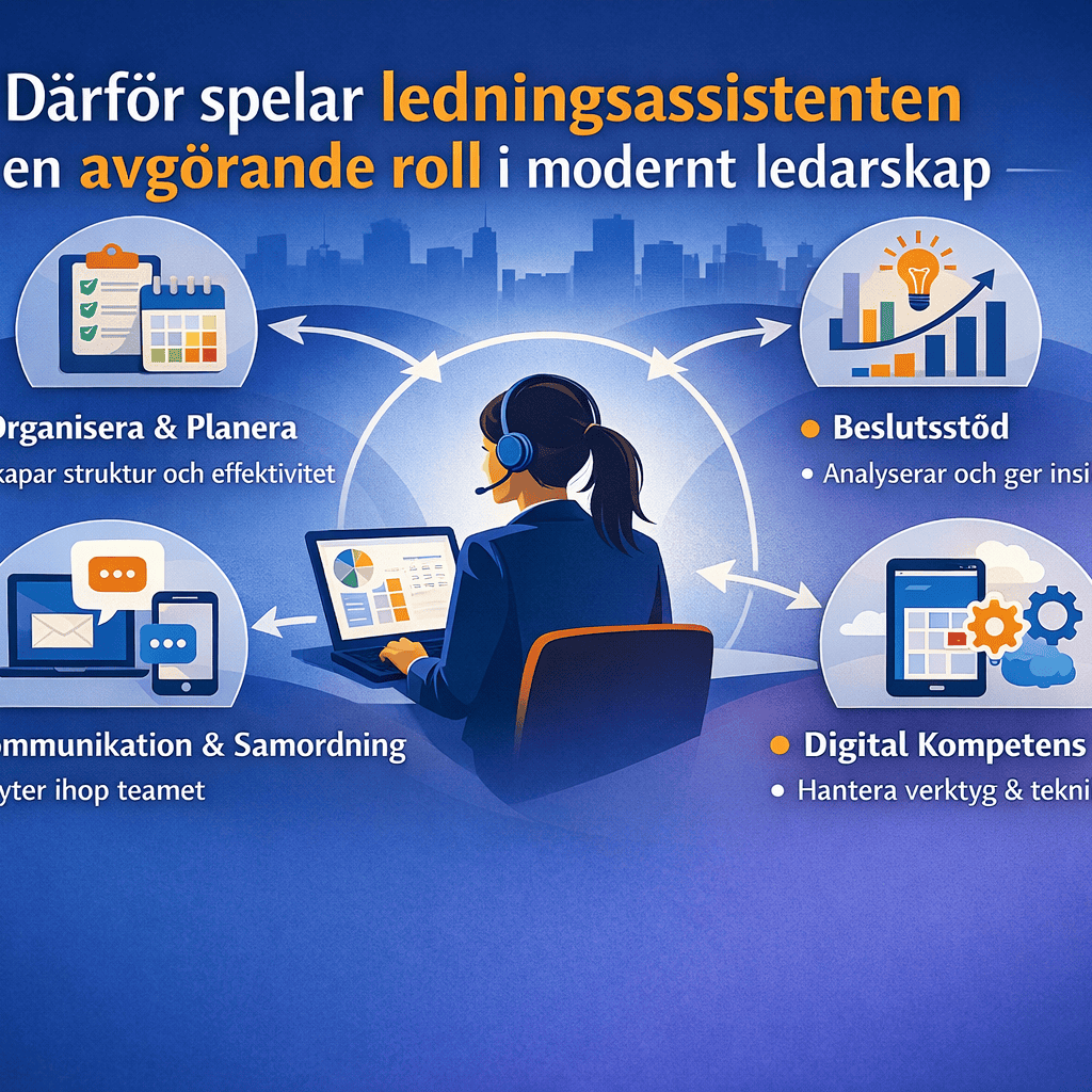Därför spelar ledningsassistenten en avgörande roll i modernt ledarskap