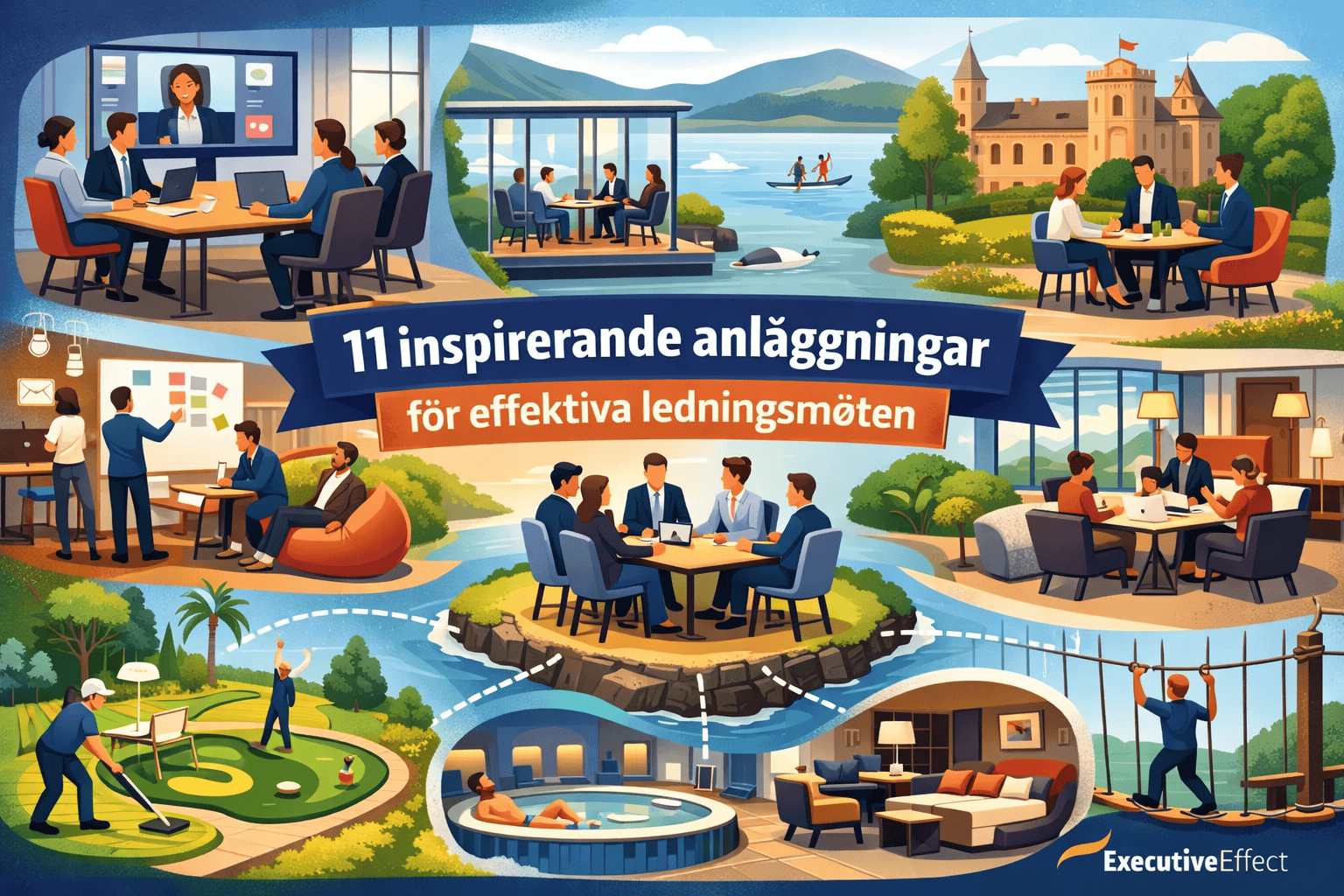 11 inspirerande anläggningar för effektiva ledningsmöten