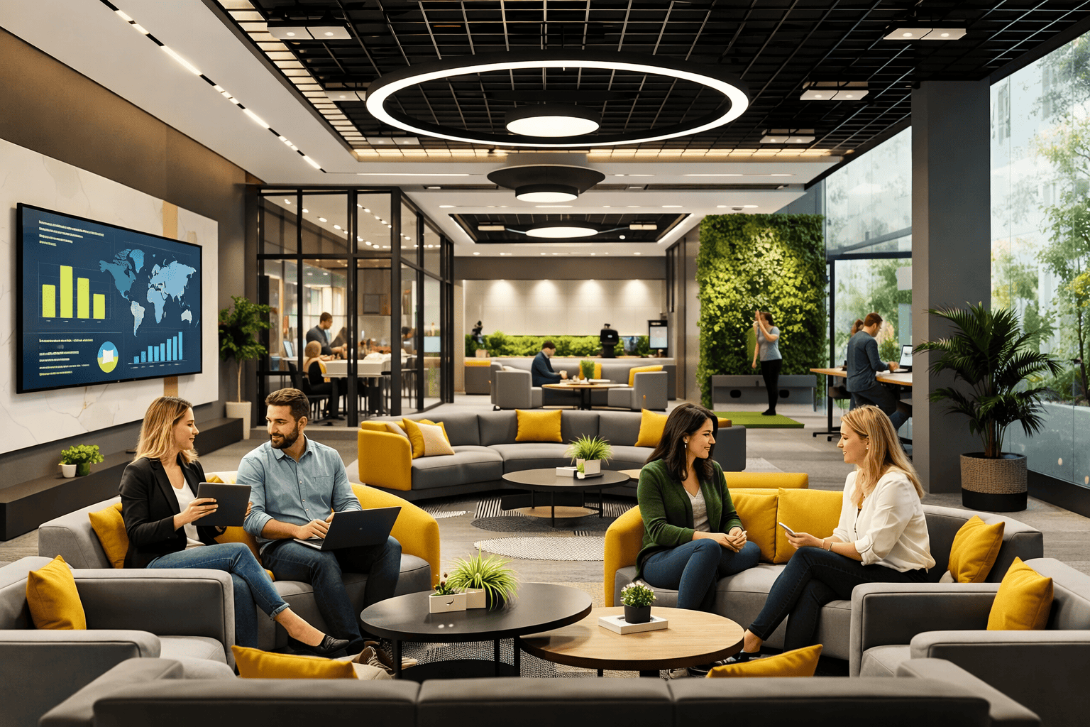 Kontorstrender 2026 – så förändras arbetsplatsen