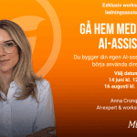 Bygg din egen AI-assistent – och ta din roll som ledningsassistent till nästa nivå