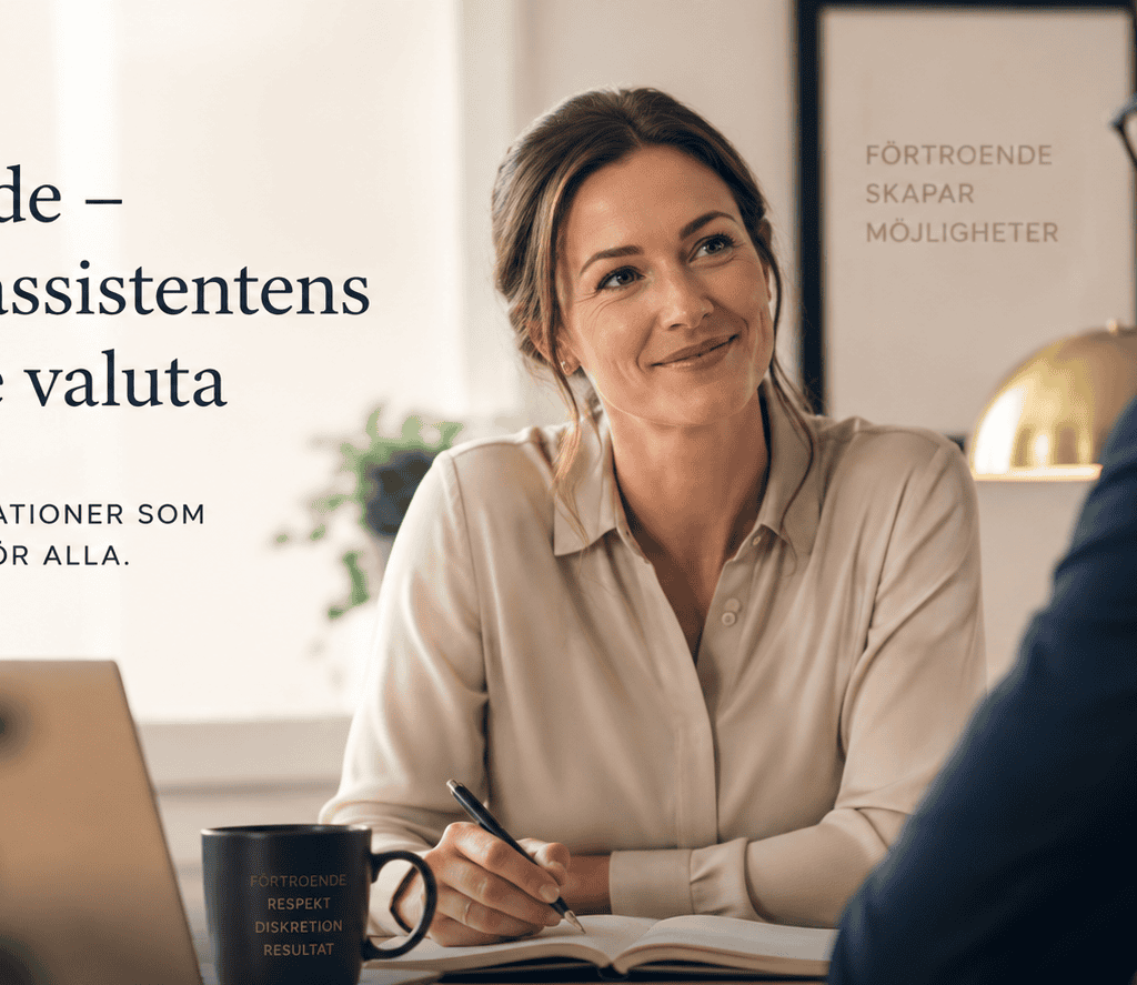 Förtroende – ledningsassistentens viktigaste valuta