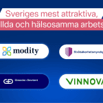 Modity, Strålsäkerhetsmyndigheten och Vinnova i topp – här är Sveriges bästa arbetsgivare 2025