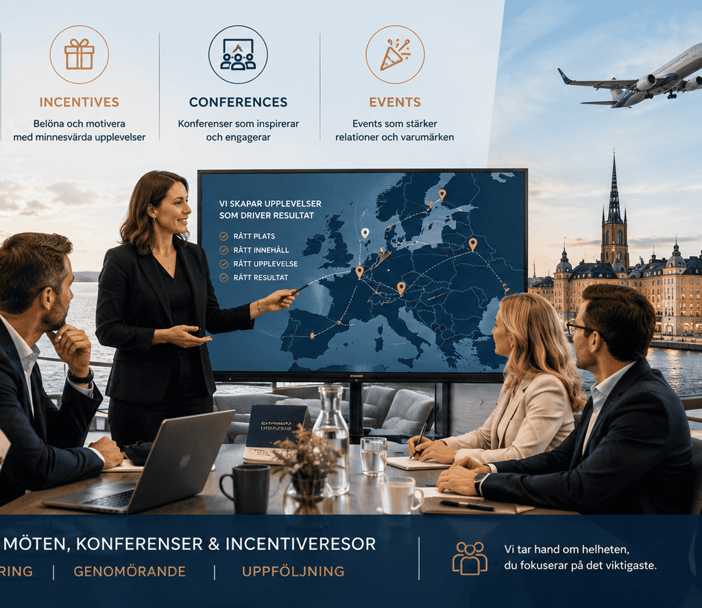 MICE-bolag i Sverige – experterna som hjälper företag med möten, konferenser och incentiveresor