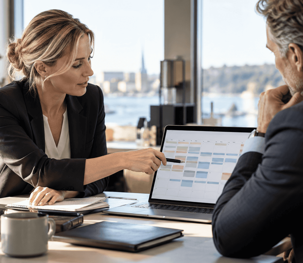 Mötena äter upp arbetsdagen – så kan assistenten bli chefens strategiska kalenderpartner